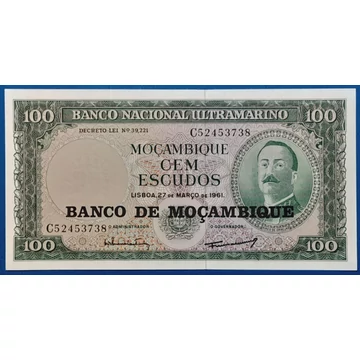 1961. 100 Escudos UNC