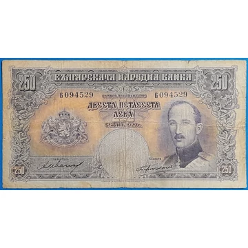 1929. 250 Leva F