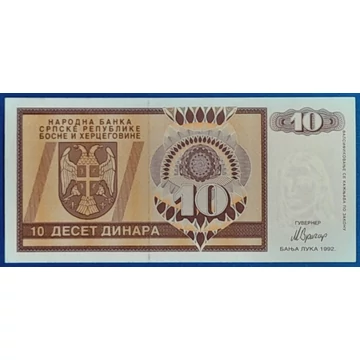 1992. 10 Dinár UNC