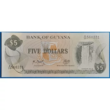 1966-1992.  5 Dollars UNC