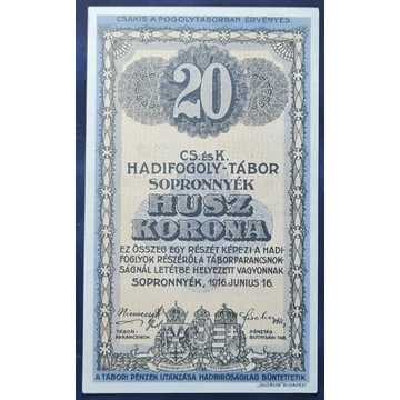Sopronnyék 1916. 20 Korona UNC