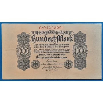 1922.    100 Mark F
