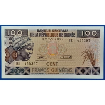 2015. 100 Francs UNC