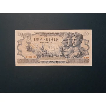 1947.  100 Lei VF- vízjeles