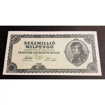 1946.    100.000.000 Milpengő  UNC