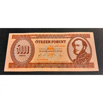 1990.07.31. 5.000 Forint  VF+ "J" betűjeles