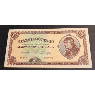 1946.      100.000.000 Pengő VF+