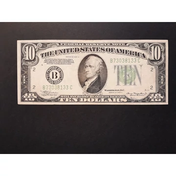 10 Dollár VF- New Yorki kiadás - Julian &amp; Morgenthau aláírásával