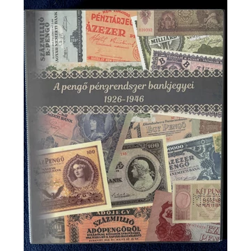 Egyedi Papírpénztároló Album Pengőkhöz