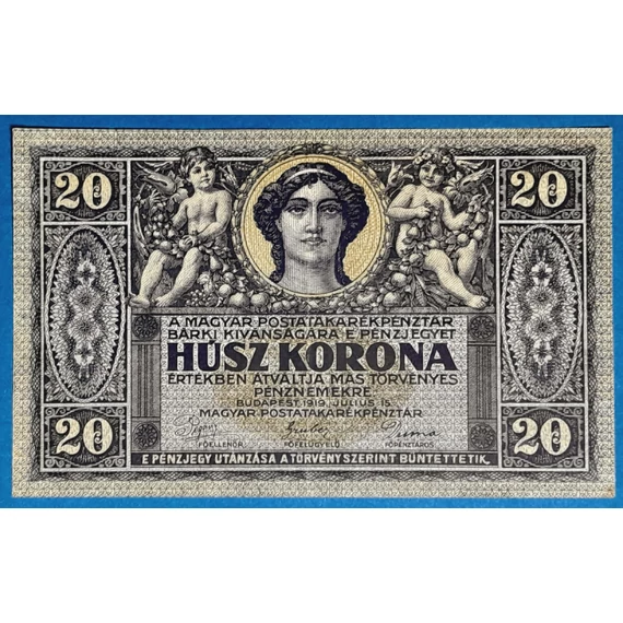 1919. 20 Korona VF " Júliusi" kiadás