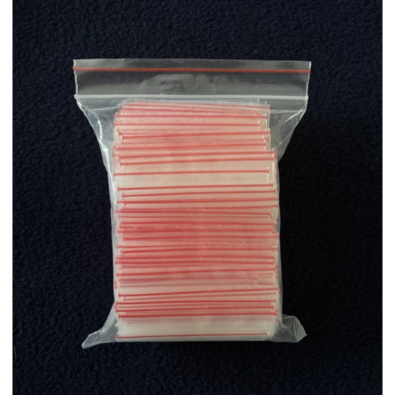 Magyar gyártmányú tároló tasakok 100 db-os csomagban 60 x 80 mm