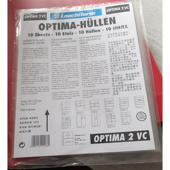Leuchtturm: OPTIMA lapok 2VC 10 db/csomag