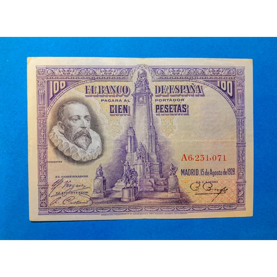 1928. 100 Peseta VF