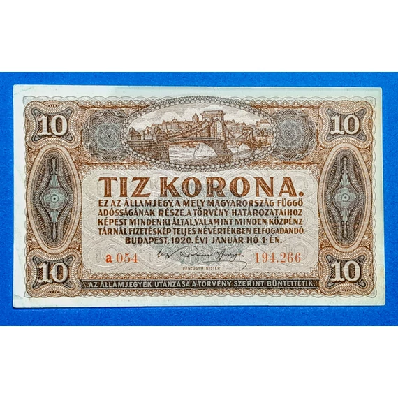 1920.  10 Korona F