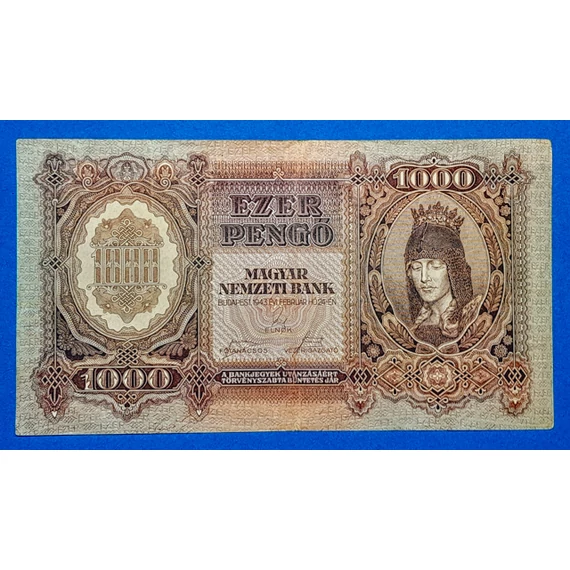 1943. 1.000 Pengő F
