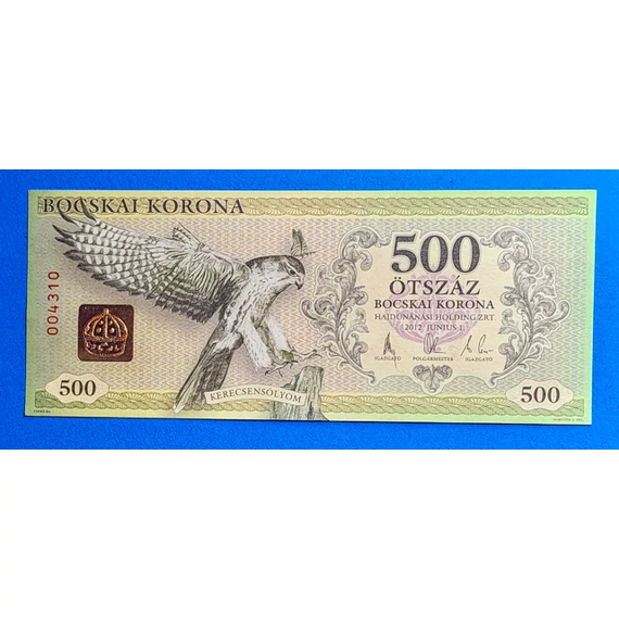 2012.  500 Bocskai Korona UNC Polimer
