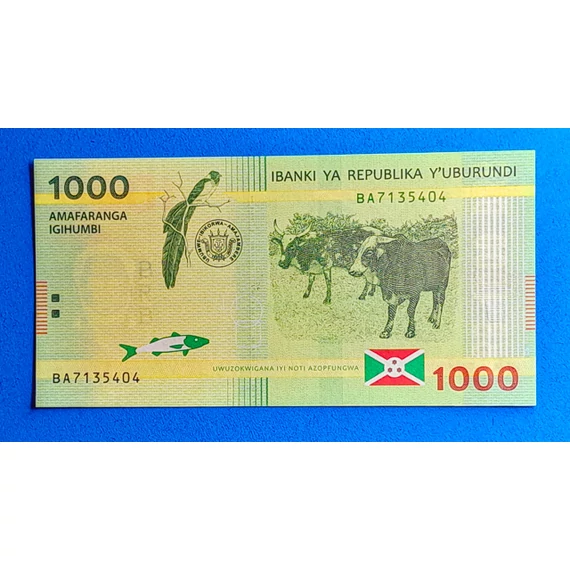 2015. 1.000 Francs UNC Polymer