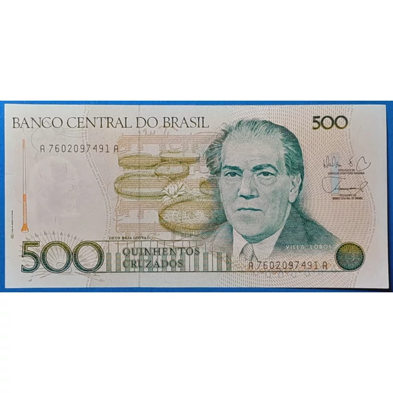 1986-1988. 500 Cruzados  UNC