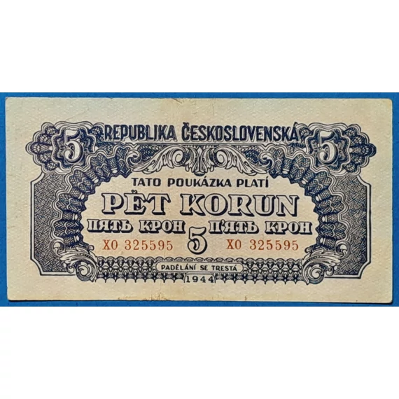 1944.   5 Korun AUNC