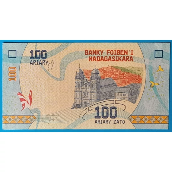 2017. 100 Ariary UNC