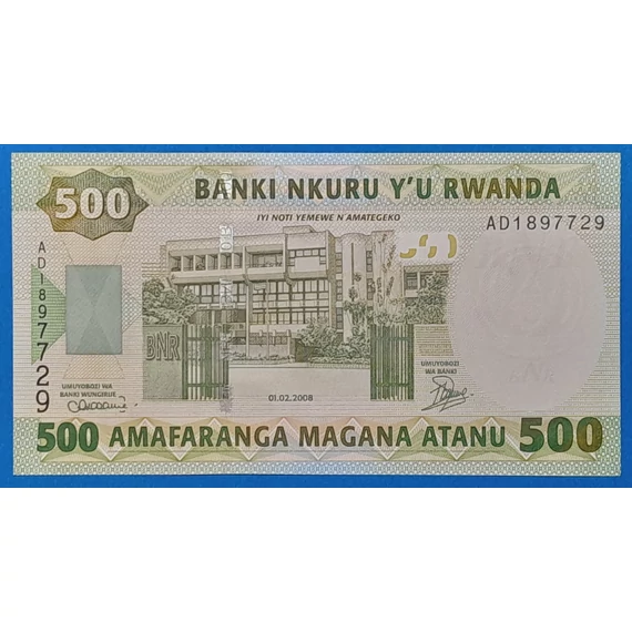 2008. 500 Francs UNC