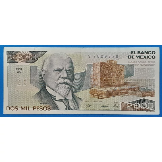 1982. 2.000 Pesos VF -