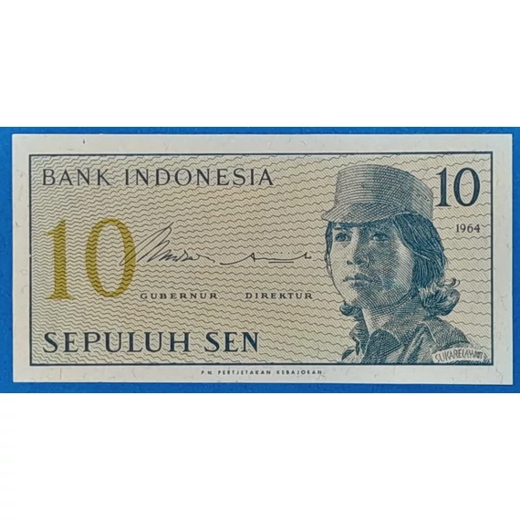 1964. 10 Sen UNC