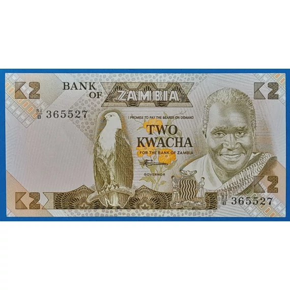 1980-1988.  2 Kwacha UNC