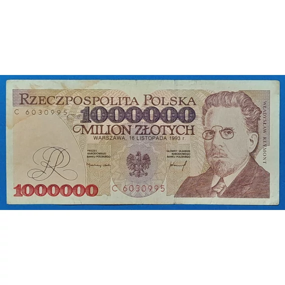 1993. 1.000.000 Złotych F