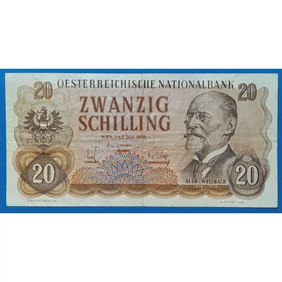 1956.  20 Schilling F+