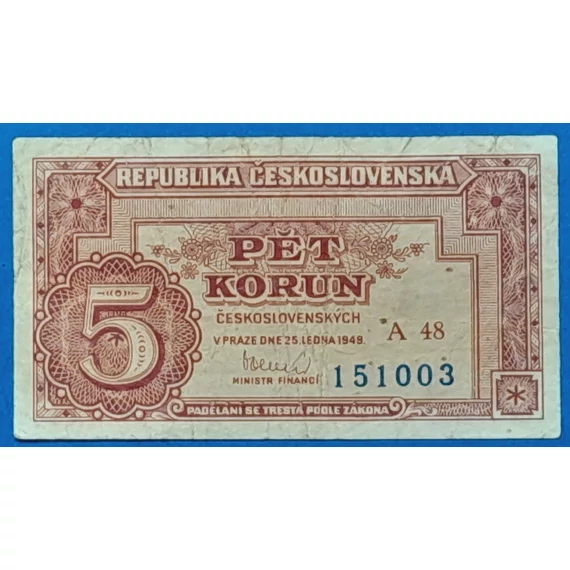 1949. 5 Korun F