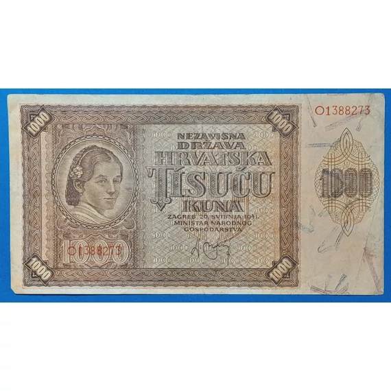 1941. 1.000 Kuna F