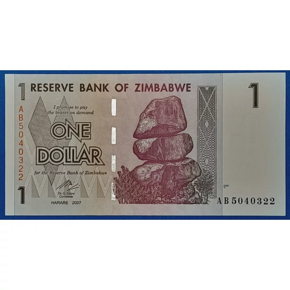 2007. 1 Dollar UNC