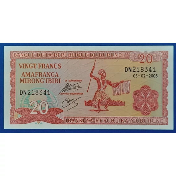2005. 20 Francs UNC