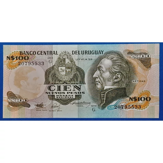 1987. 100 Nuevos Pesos UNC