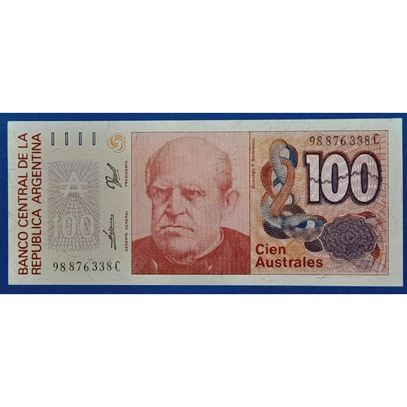 1985-1990. 100 Australes UNC