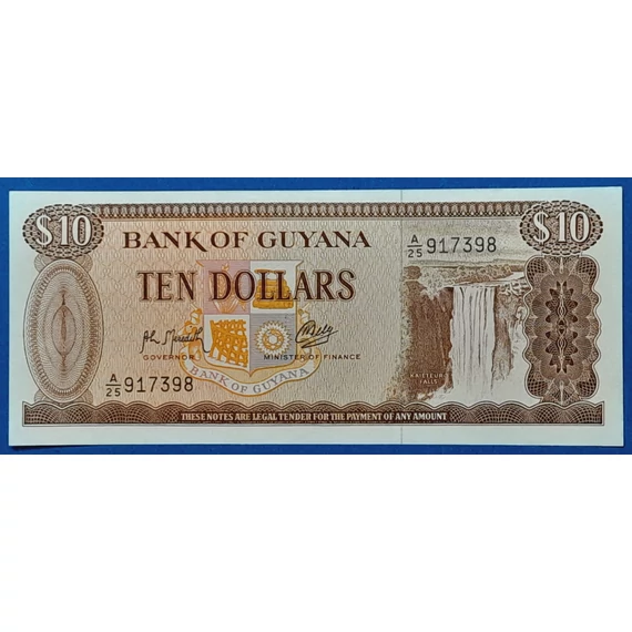 1966-1992. 10 Dollars UNC