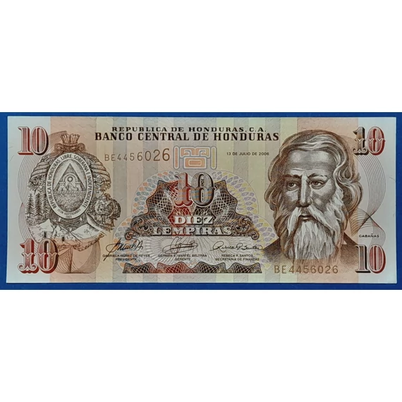 2006. 10 Lempiras UNC