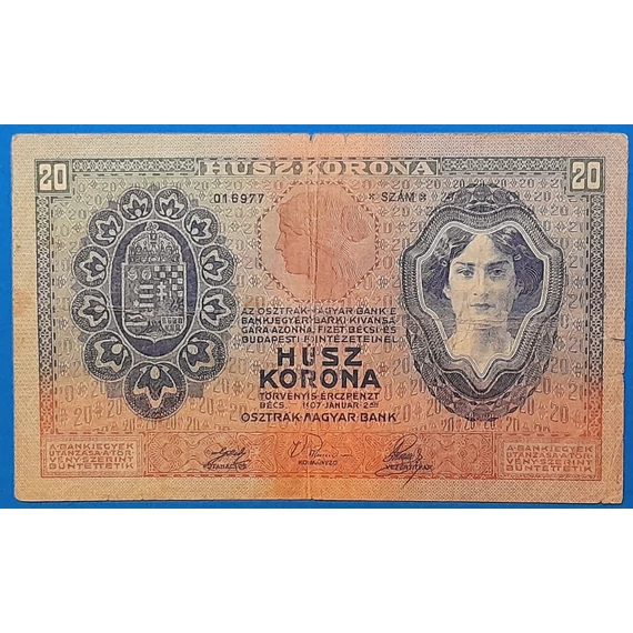 1907. 20 Korona  VG