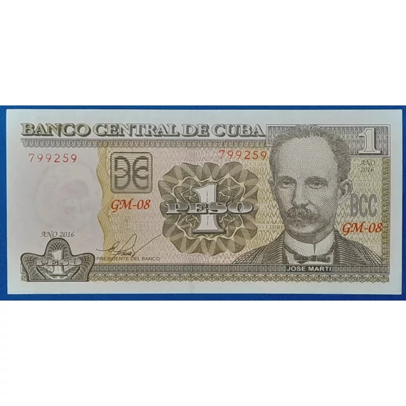 2016. 1 Peso UNC