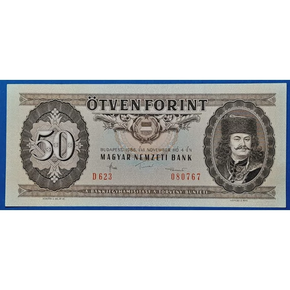 1986. 11.04. 50 Forint UNC