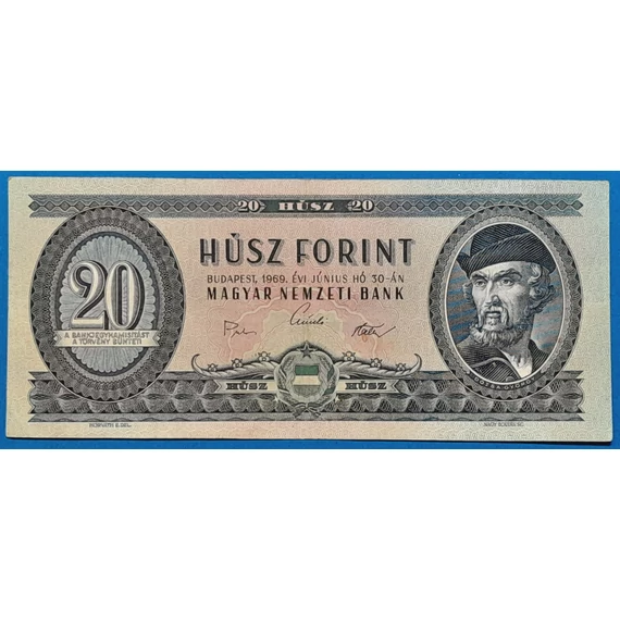 1969.06.30. 20 Forint F+