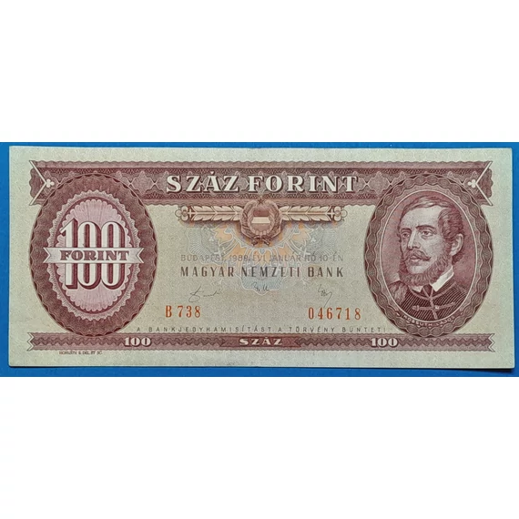 1989.01.10. 100 Forint  EF-