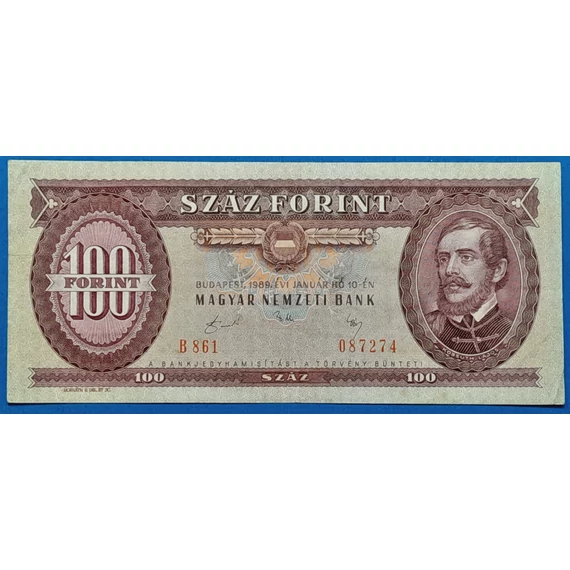 1989.01.10. 100 Forint F