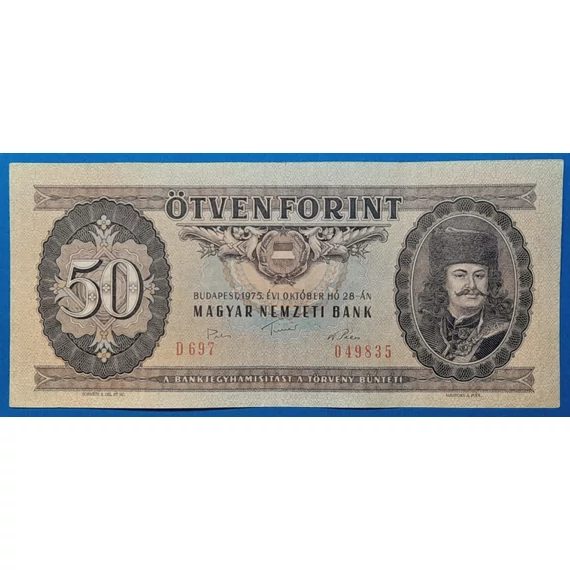 1975.10.28.  50 Forint  VF