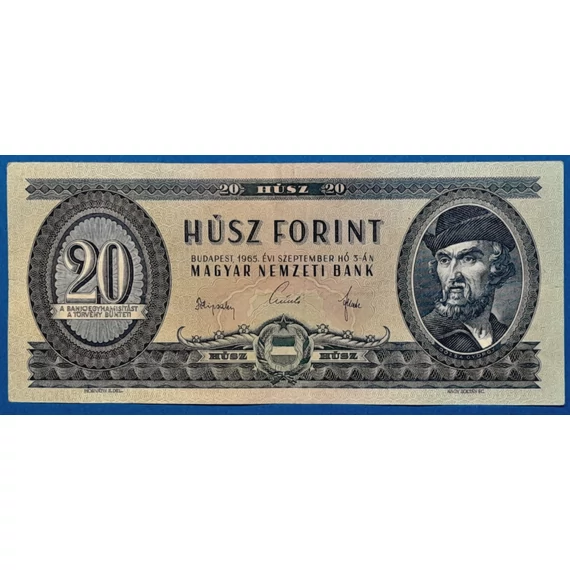 1965.09.03. 20 Forint F