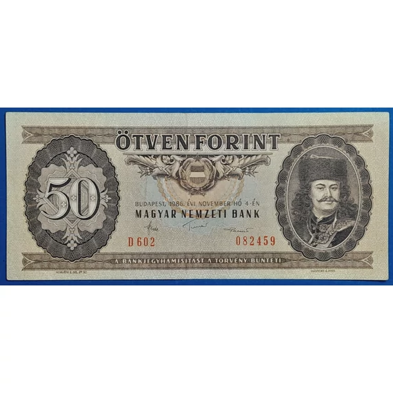 1986.11.04. 50 Forint F