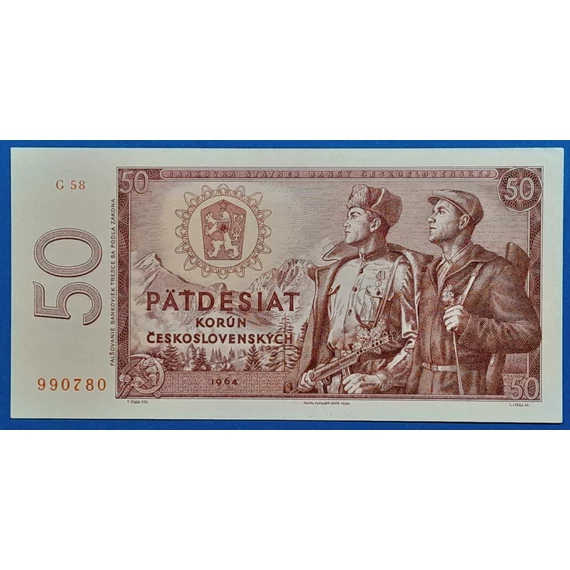 1964.  50 Korun UNC