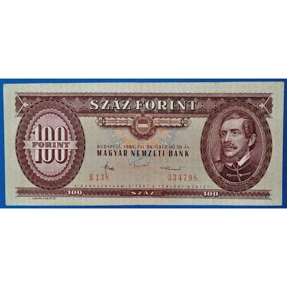 1984.10.30 100 Forint F