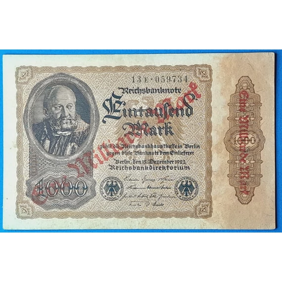 1922. 1.000.000.000 Mark AUNC
